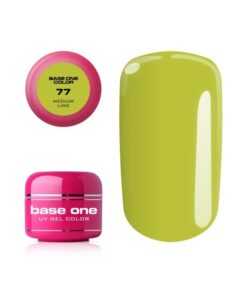 Base one barevný gel Medium lime 77 Žlutá