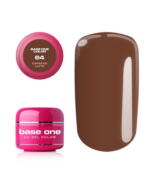 Base one barevný gel č.64- Express Latte 5g Hnědá