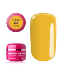 Base one barevný gel sunny yellow 03 5g Žlutá