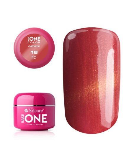 Cat eye uv gel 16 Bay cat 5g Červená