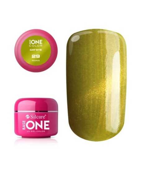 Cat eye uv gel 29 Manx 5g Zelená