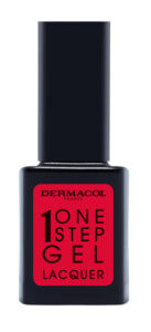 Dermacol - One step gel lacquer nail polish - Gelový lak na nehty Carmine red č.05 - 11 ml