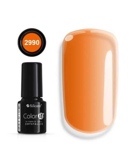 Gél lak Color IT Premium Crystallic 2990 6 ml Oranžová