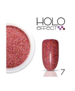 Hit - Holografický prášek 07 Červená