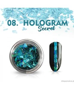 Hologram Secret 08 - tyrkysové Tyrkysová
