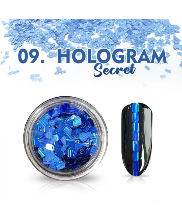 Hologram Secret 09 - modré Modrá