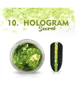 Hologram Secret 10 - zelené Zelená