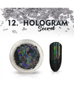 Hologram Secret 12 - černé Černá