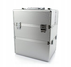 Kosmetický kufřík SENSE 2v1 - stříbrný II.jakost