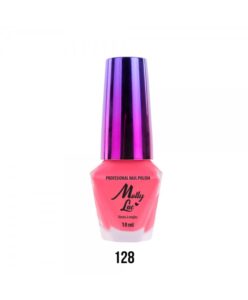 LAK NA NEHTY Molly Lac® Bikini č.128 10ml Korálová