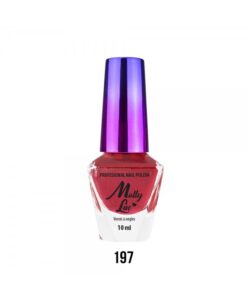 LAK NA NEHTY Molly Lac® Bikini č.197 10ml Červená