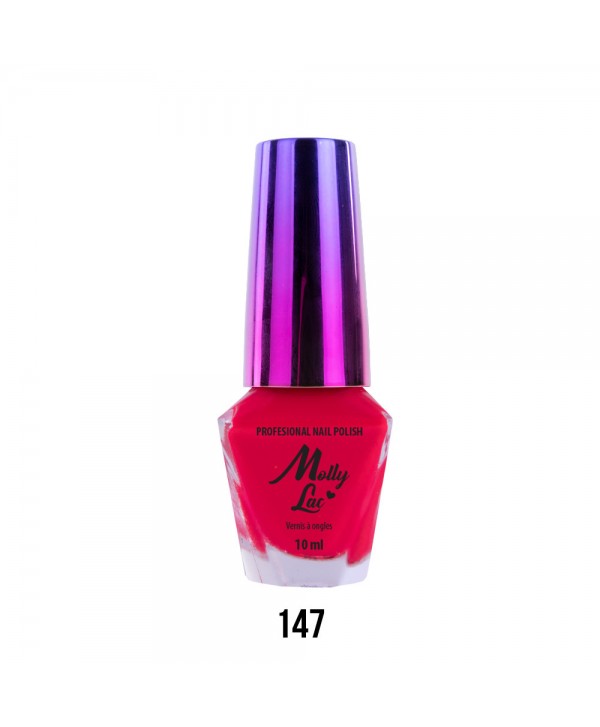 LAK NA NEHTY Molly Lac® Bikini č.147 10ml Oranžová