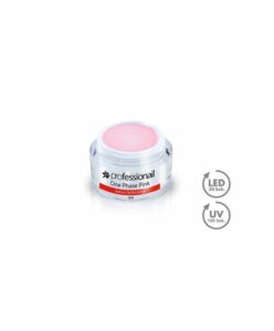 LED-UV GEL JEDNOFÁZOVÝ čirou-RŮŽOVÝ 5ML Professionail Čirá