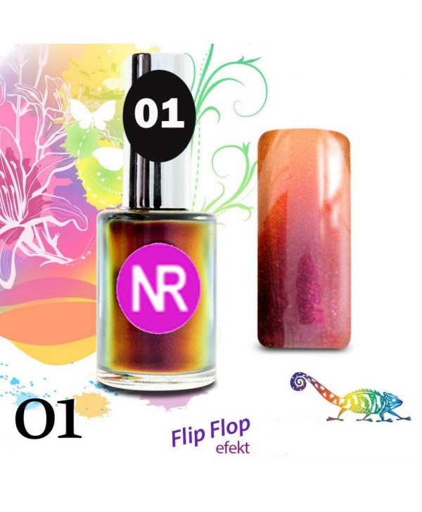 Lak na nehty Flip - Flop 1 15 ml Mix Barev