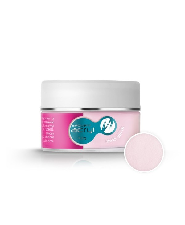 Lux akrylový prášek pink 24g Růžová