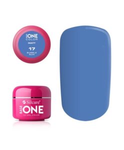 Matný uv gél 17  - Bubble gum 5g Modrá