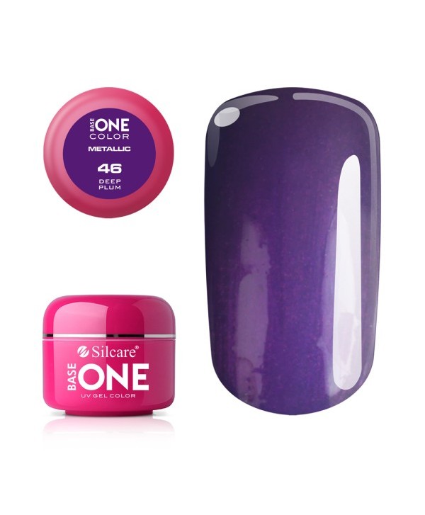 Metalický gel - 46 DEEP PLUM 5g Fialová