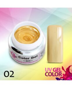 Metalický uv gel 02 5g Zlatá