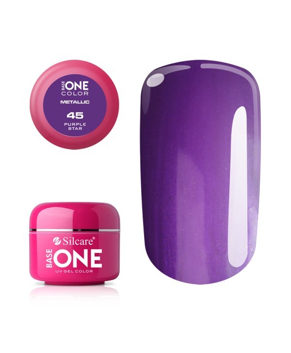 Metalický uv gel - 45 PURPLE STAR Fialová