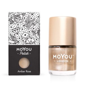 MoYou Razítkovací lak na nehty - Amber Rose 9ml