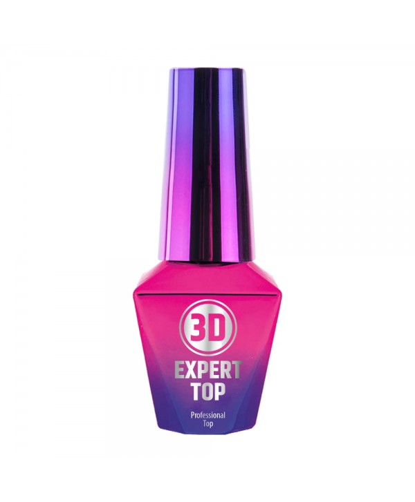 Molly Lac 3D expert Top coat 10 ml Čirá