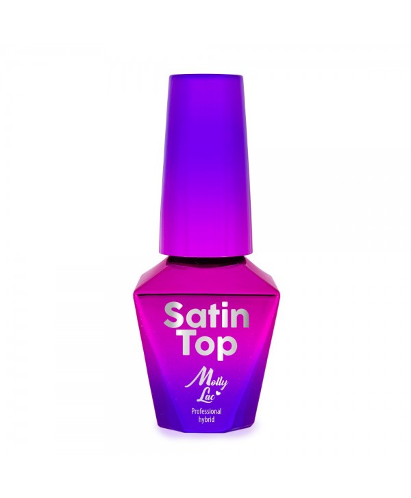Molly Lac Satin Top 10 ml - bezvýpotkový Čirá 10 ml