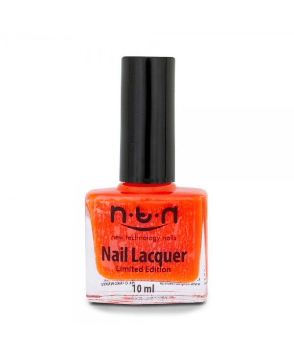 NTN lak na nehty 23 neon oranžový 10 ml Oranžová