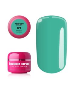 Nové - Base one barevný gel 61 Secret Green 5g Zelená