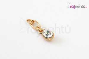 Ozdoba nehtu - Piercing round stone