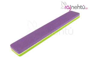 Pěnový pilník fialovo-zelený 120/180