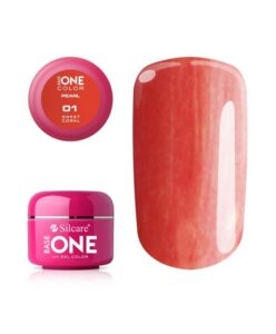 Perleťový uv gel 01 Sweet Coral 5g Korálová