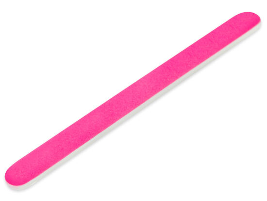 Pilník rovný neon pink/white 180/240