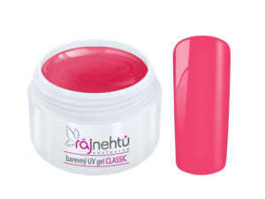 Ráj nehtů Barevný UV gel CLASSIC - Rosy Pink 5ml