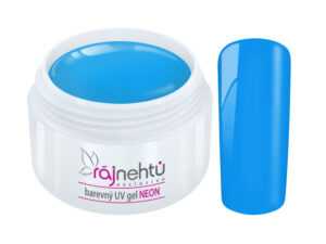 Ráj nehtů Barevný UV gel NEON - Blue - Modrý 5ml