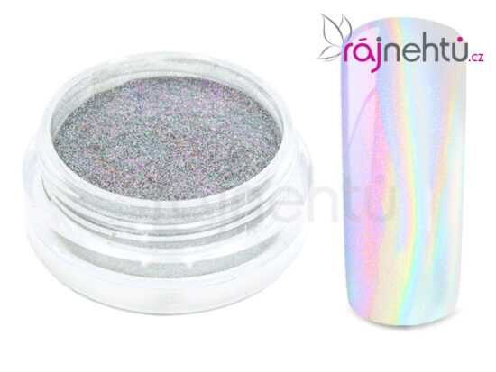 Ráj nehtů Chromový pigment - Holografický 0