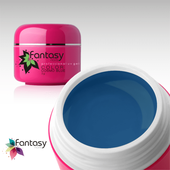 Ráj nehtů Fantasy line Barevný UV gel Fantasy Color 5g - Cosmo Blue