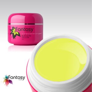 Ráj nehtů Fantasy line Barevný UV gel Fantasy Neon 5g - Yellow
