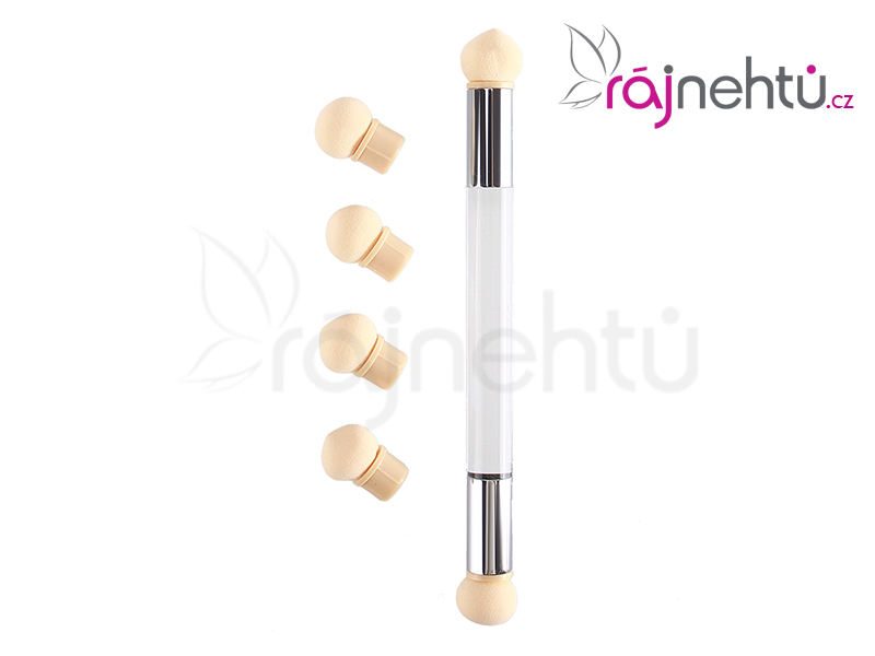 Ráj nehtů Houbička pro ombré efekt s vyměnitelnými nástavci