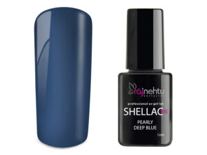 Ráj nehtů UV gel lak Shellac Me 12ml - Pearly Deep Blue