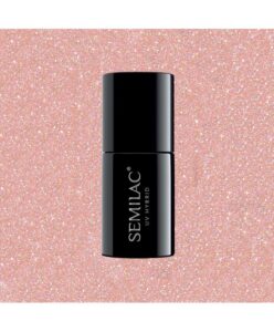 Semilac Extend 5v1 804 Glitter Soft Beige 7 ml Tělová