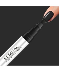 Semilac One Step gel lak S190 The Black Černá