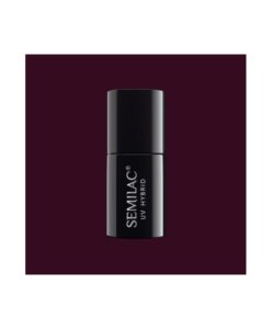 Semilac - gel lak 076 Black Coffee 7ml Hnědá