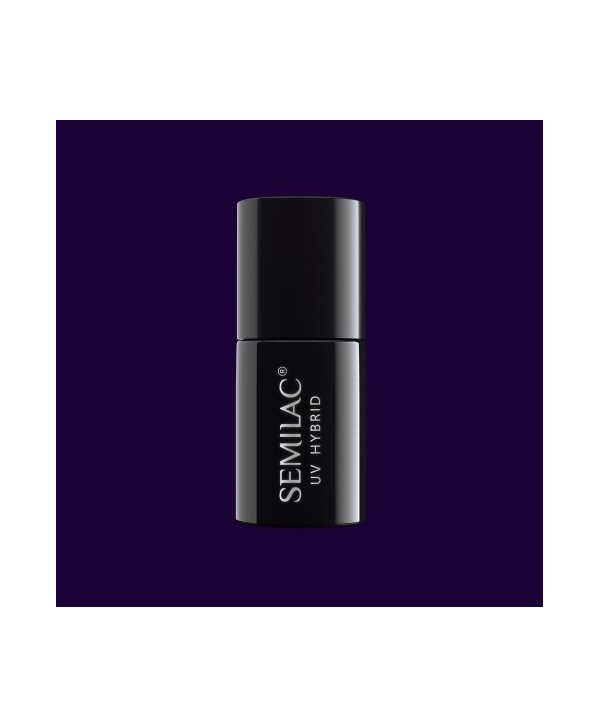 Semilac - gel lak 089 Black Plum 7ml Fialová