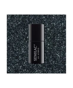 Semilac - gel lak 096 Starlight Night 7ml Černá