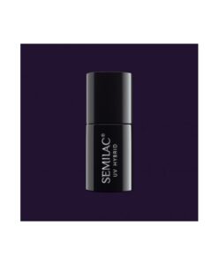 Semilac - gél lak 100 Black Purple 7ml Černá