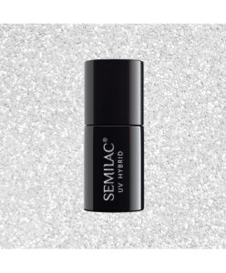 Semilac - gel lak 503 Diamond Dust 7ml Stříbrná