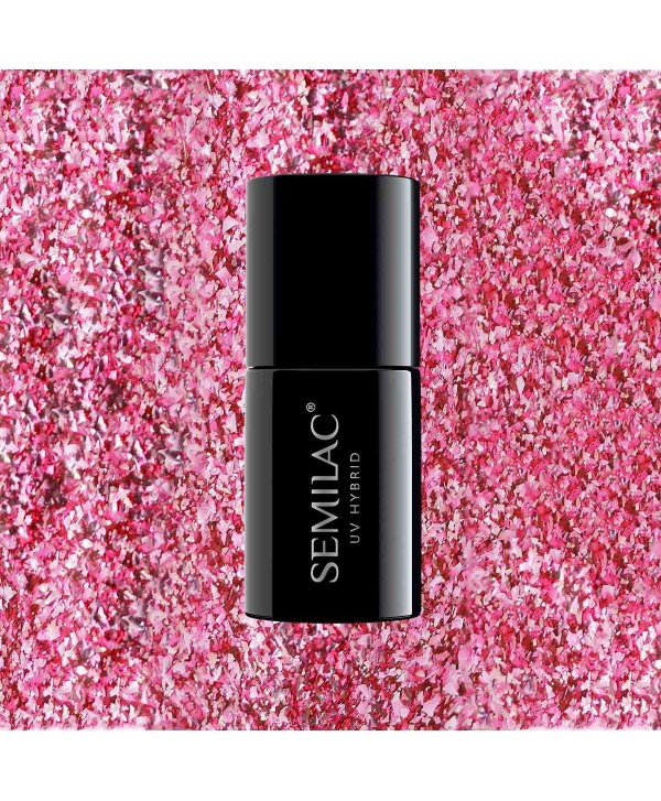 Semilac - gel lak INTENSE PINK Shimmer 296 7ml Růžová