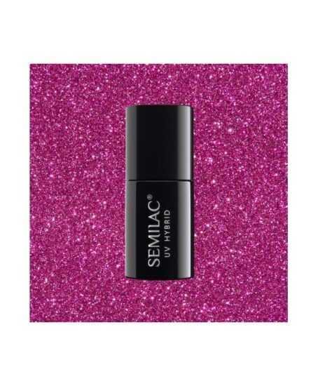 Semilac - gél lak Platinum Intense Pink 258 7ml Růžová