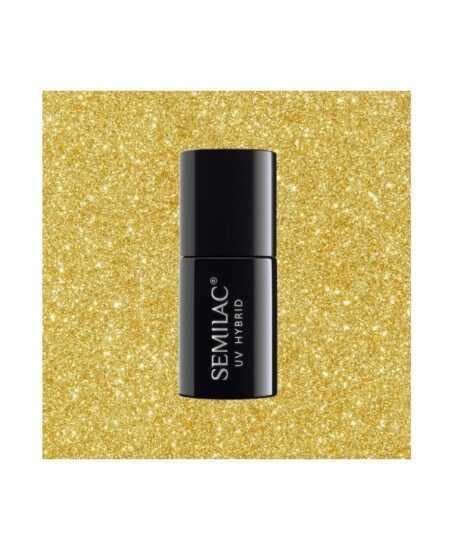 Semilac - gel lak Platinum žlutého zlata 261 7ml Zlatá