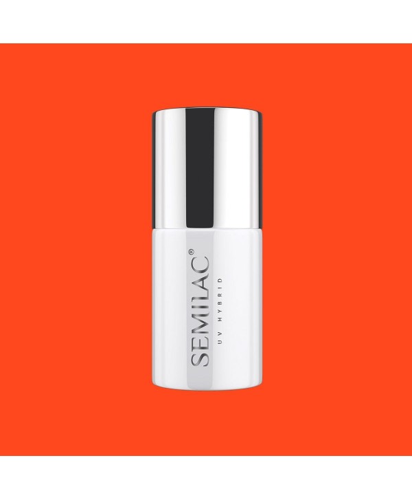Semilac - gel lak Super Cover 554 Loud Mandarine 7 ml Oranžová